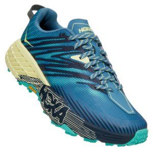 Hoka One One Running Shoes Women's Sz 10.5 Blue Green Speedgoat 4 Sneakers
